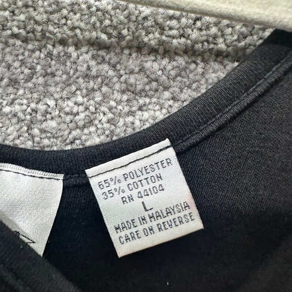 VTG Bermuda Run A Lien‎ Midi Dress Women Large Black Embroidered Sleeveless - Picture 12 of 12